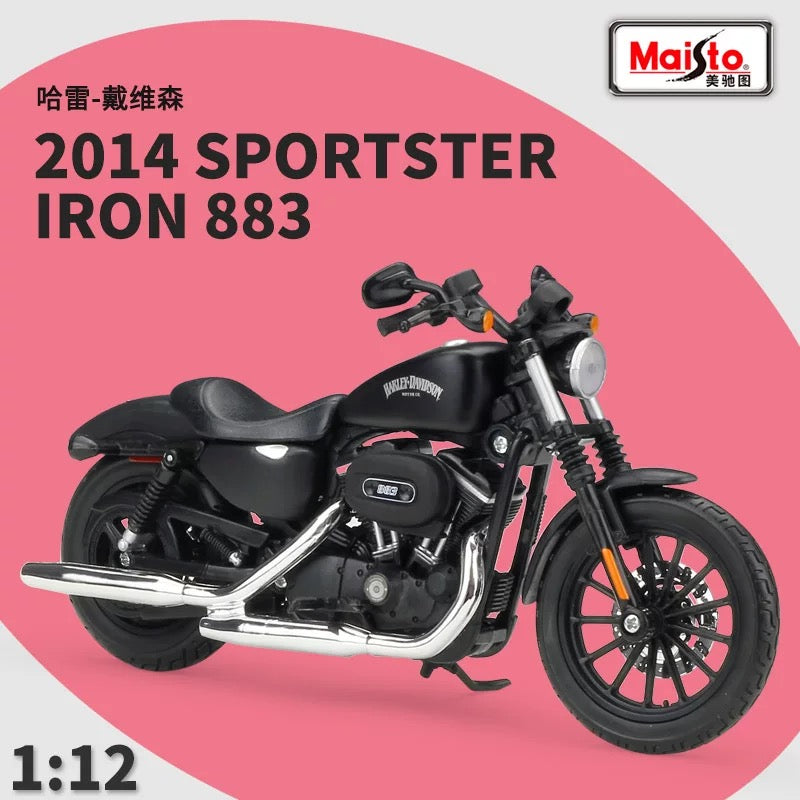 Maisto 1/12 Harley Davidson Motorcycle Modern Car Model