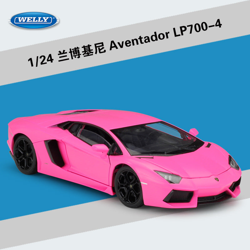 Welly 1/24 Lamborghini Aventador Coupe LP700-4 Modern Car Model