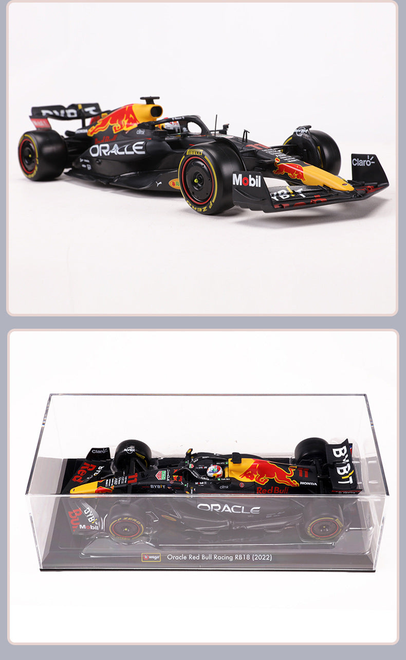 Bburago 1/24 Ferrari Formula Racing Car Acrylic Display Case Modern Car Model