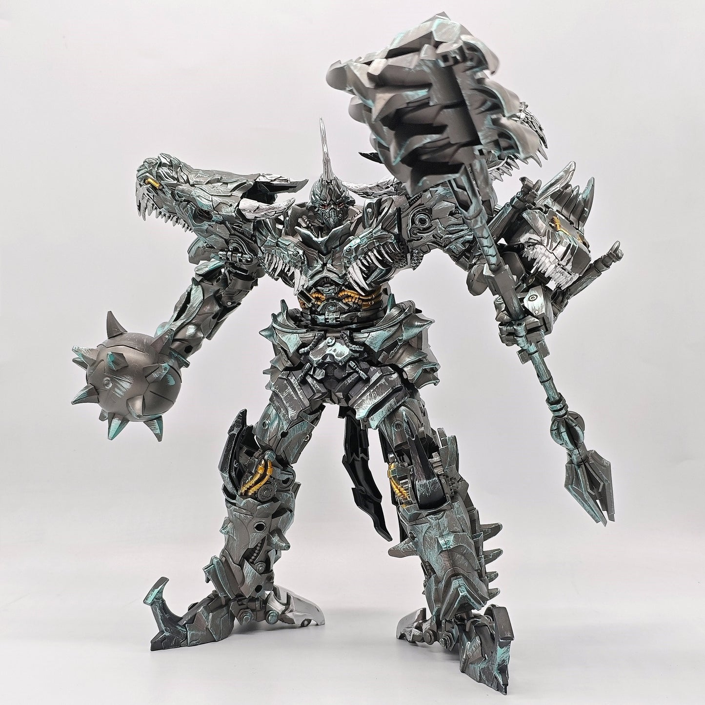 Transformers 5 Movie Grimlock Oversized Battle Damaged T-Rex Dinosaur Figure
