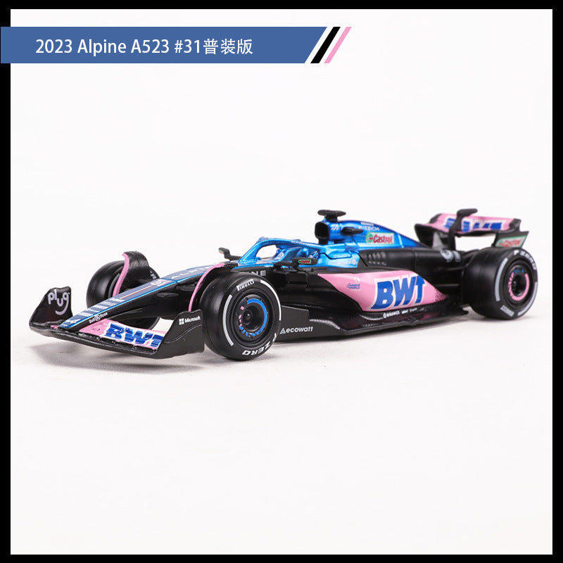 Bburago 1/43 BWT Alpine F1 Formula 2023 Modern Car Model
