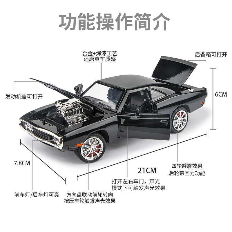 Mini Auto 1/24 Dodge Charger 1970 The Fast and the Furious Classic Car Model