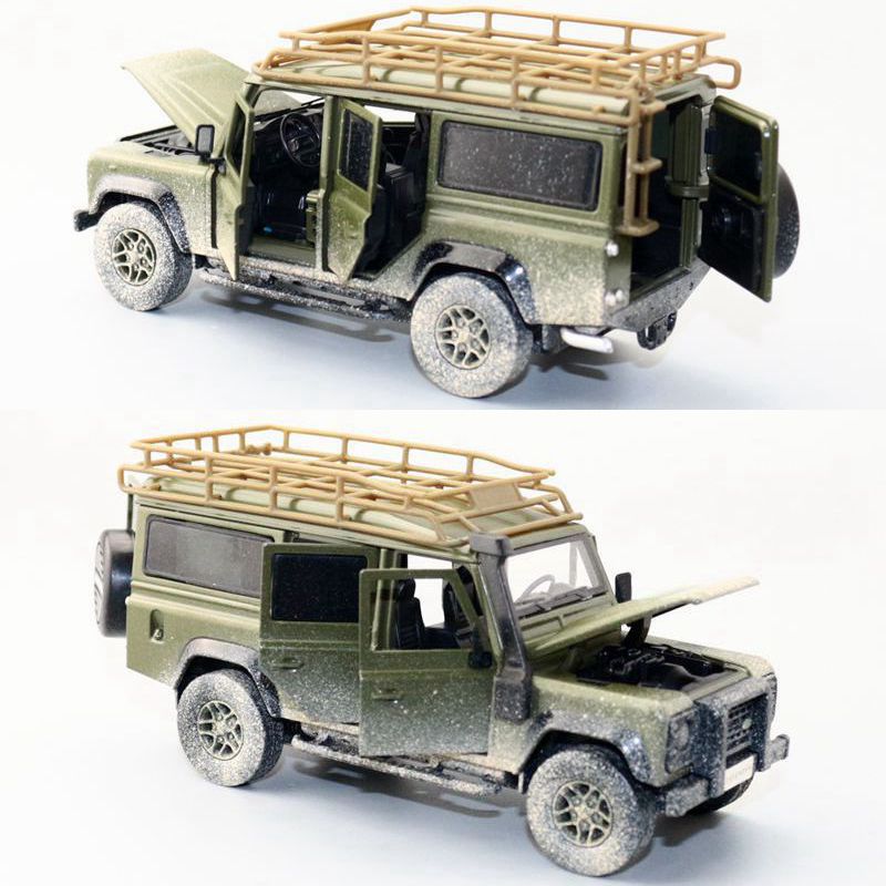 JKM 1/32 Land RoverDefender 2010 SUV Modern Car Model