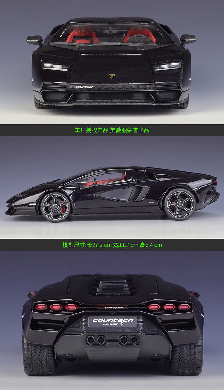 Maisto 1/18 Lamborghini Countach LPI 800-4 Modern Car Model