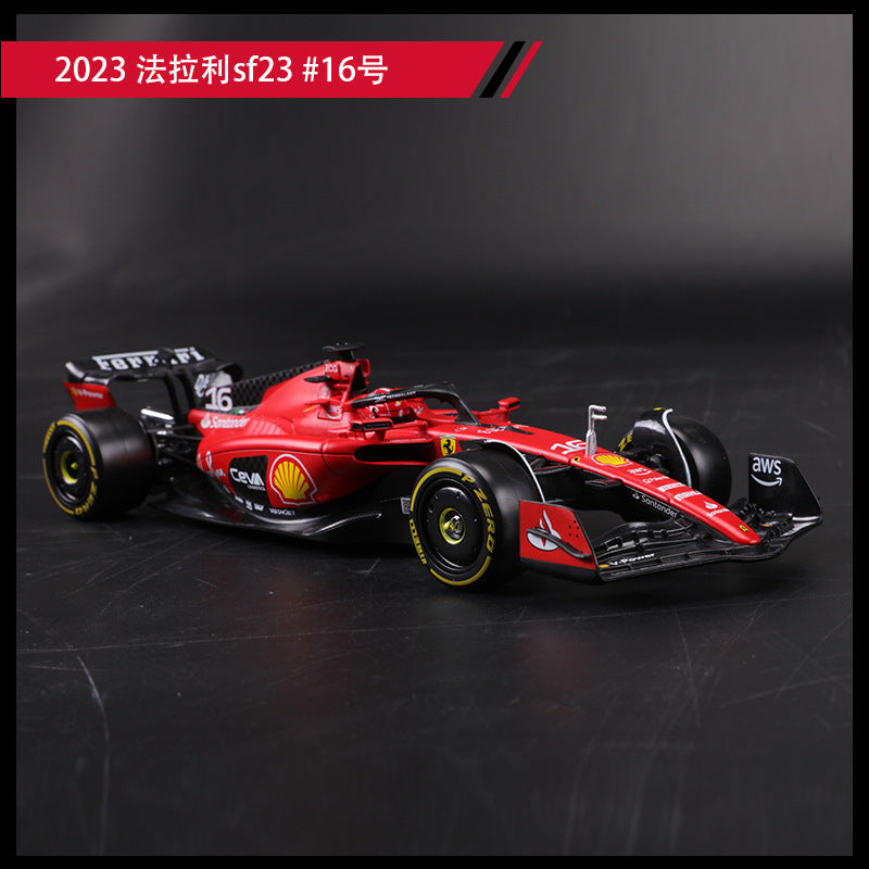 Bburago 1/24 Ferrari Formula Racing Car Acrylic Display Case Modern Car Model