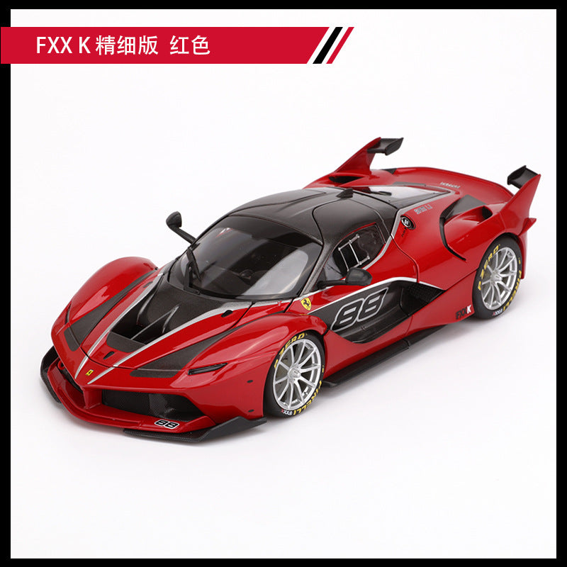Bburago 1/18 Ferrari FXXK EVO 812 312T4 Modern Car Model