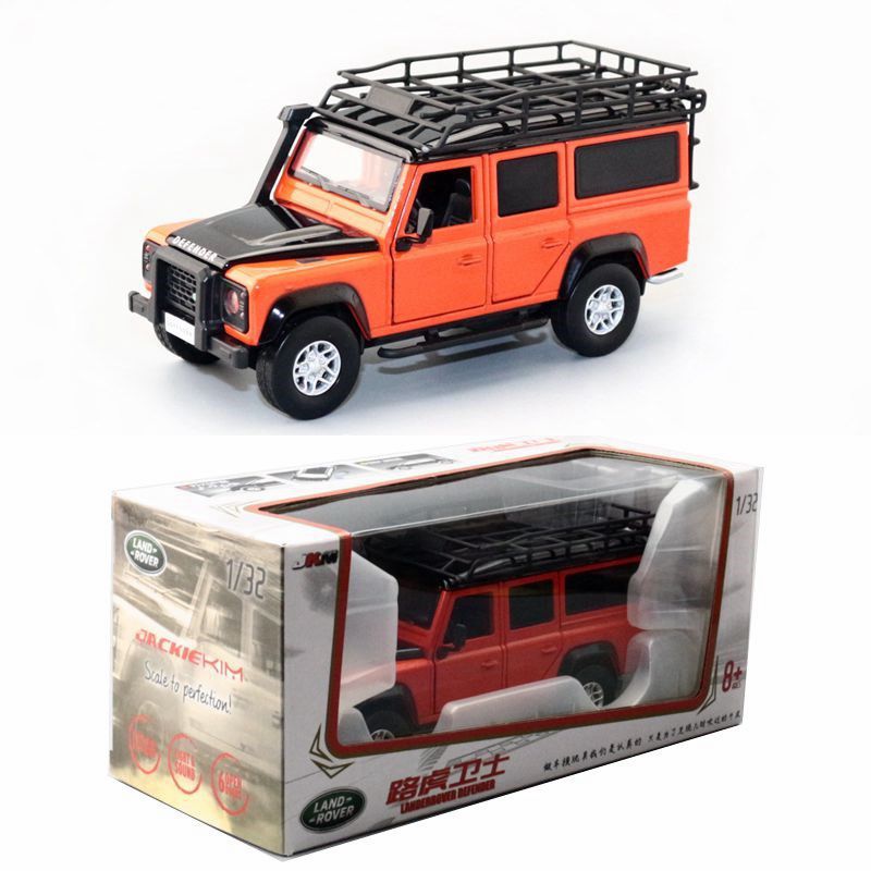 JKM 1/32 Land RoverDefender 2010 SUV Modern Car Model