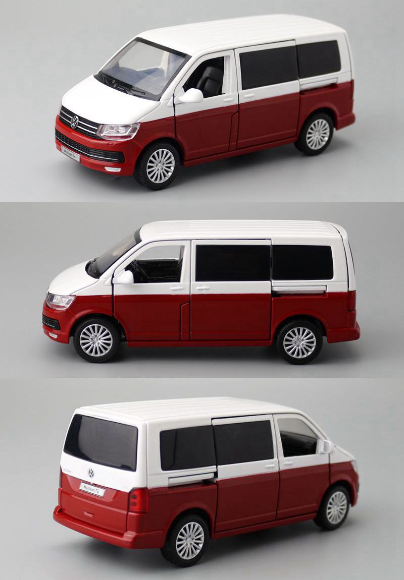 JKM 1/32 Volkswagen Multivan T6 Mpv Modern Car Model