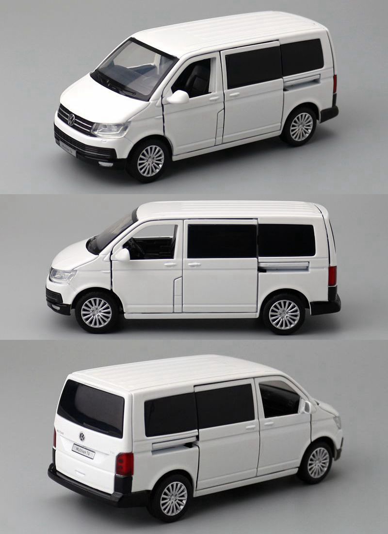 JKM 1/32 Volkswagen Multivan T6 Mpv Modern Car Model