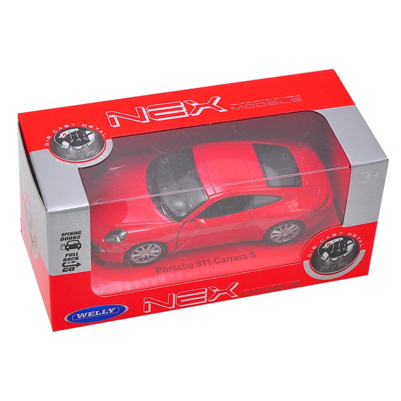 WELLY 1/36 Porsche 911 Carrera S Modern Car Model
