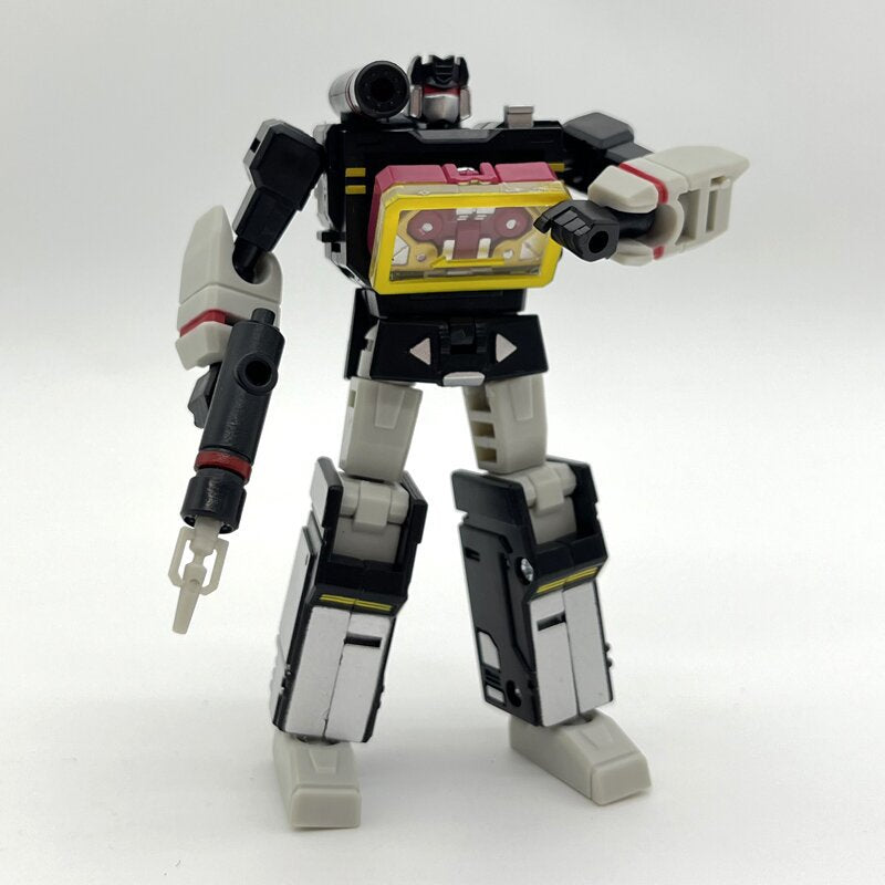 Transformer PocketToys PT-04 Soundwave Transforming Robot Toy with 3 Cassette Minions DX9 Mini Scale Figure