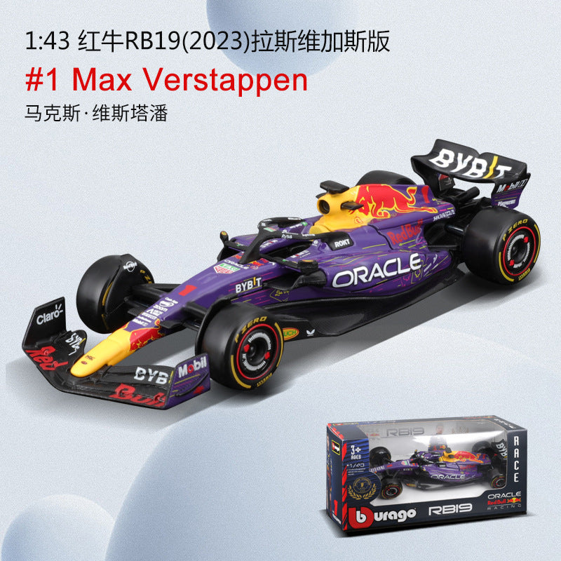 Bburago 1/43 Ferrari Red Bull 16B 18 19 F1 #1 #11 Formula Racing Car Modern Car Model