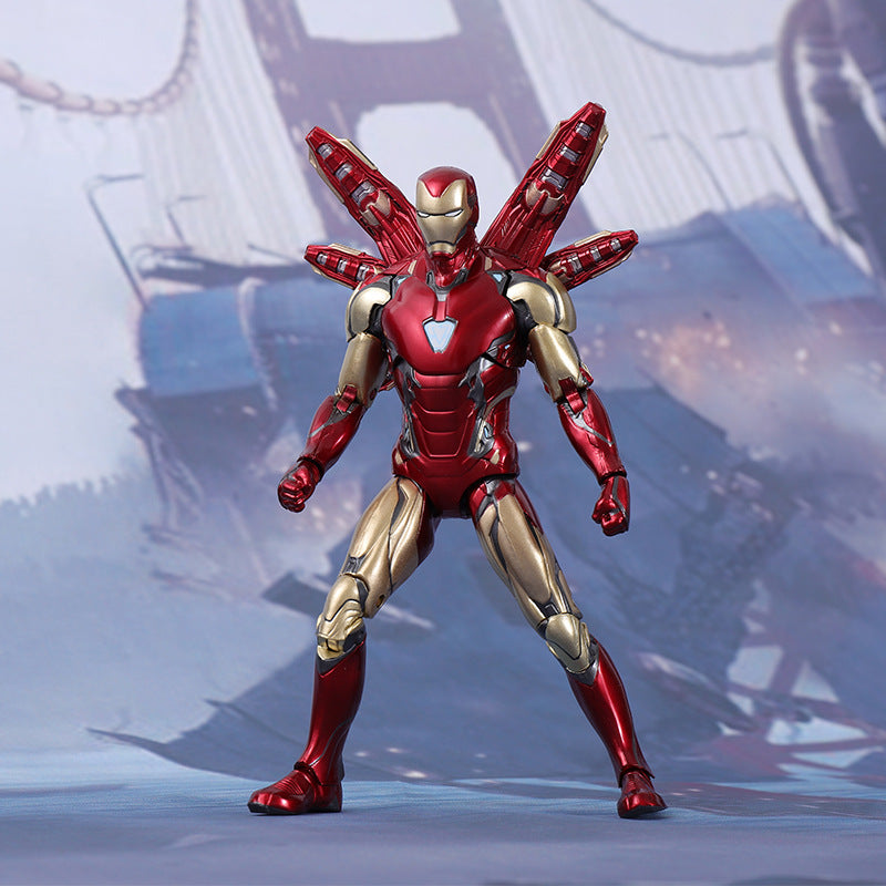 Iron Man MK85 Stand Version Action Figure – Avengers 4 Endgame, Fully Articulated Model Toy