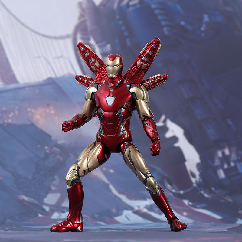 Iron Man MK85 Stand Version Action Figure – Avengers 4 Endgame, Fully Articulated Model Toy