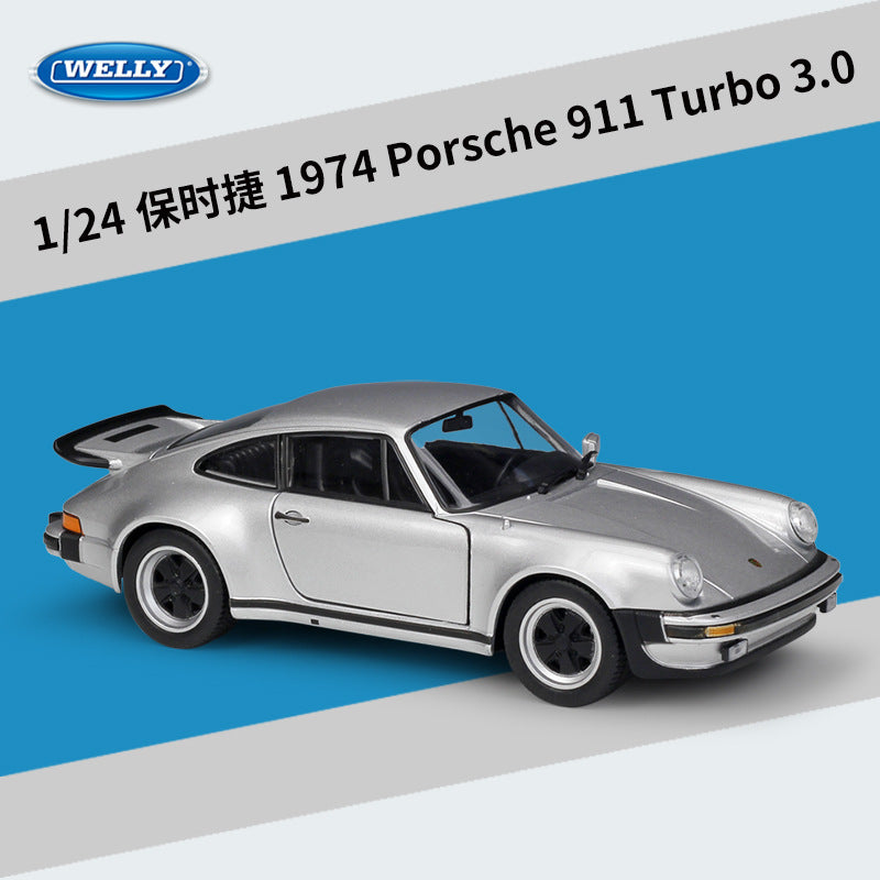 Welly 1/24 Porsche 911 Turbo 3.0 1974 Classic Car Model