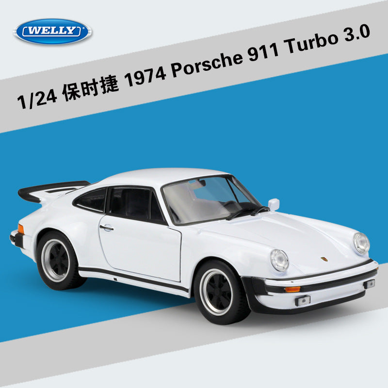Welly 1/24 Porsche 911 Turbo 3.0 1974 Classic Car Model