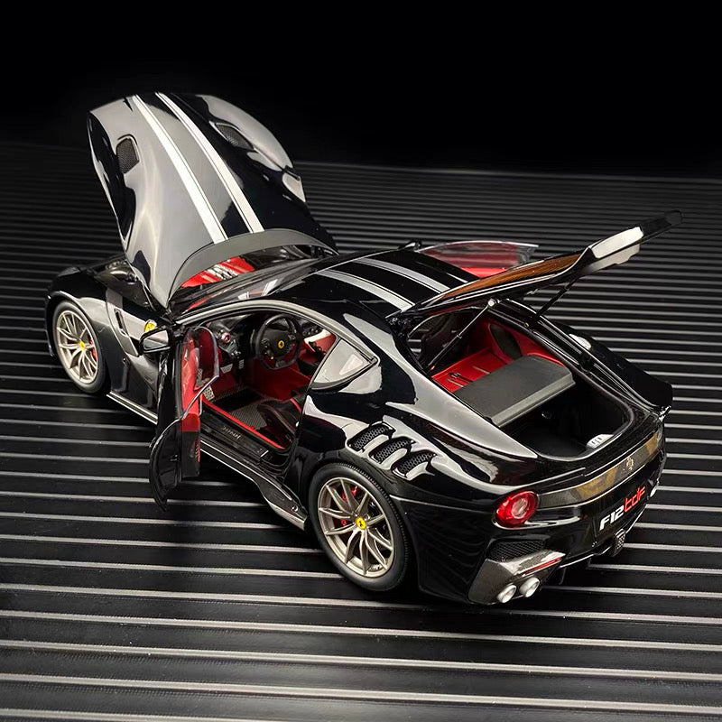 1:18 Ferrari F12 TDF- New Black Daytona 508--BBR Models