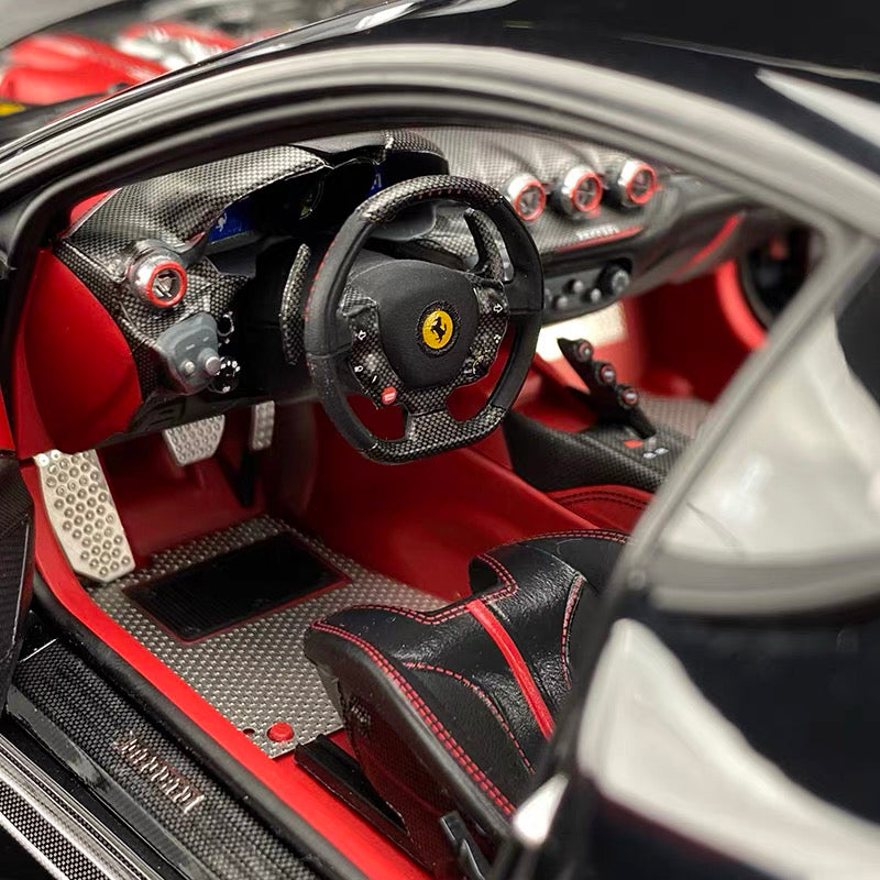 1:18 Ferrari F12 TDF- New Black Daytona 508--BBR Models