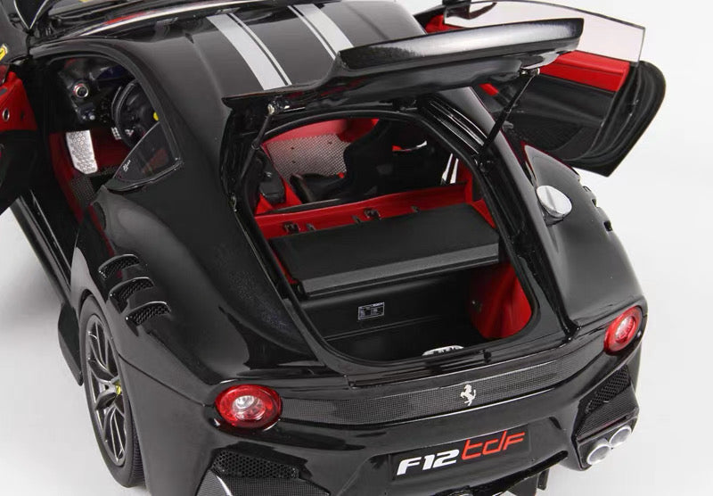 1:18 Ferrari F12 TDF- New Black Daytona 508--BBR Models
