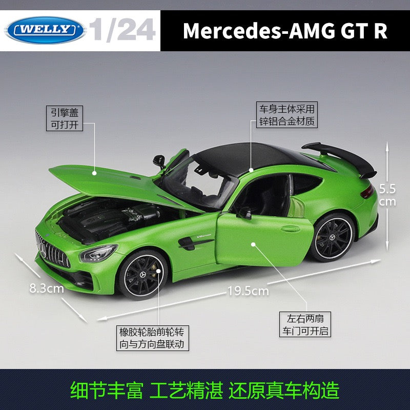 Welly 1/24 Mercedes Benz AMG GT R Modern Car Model