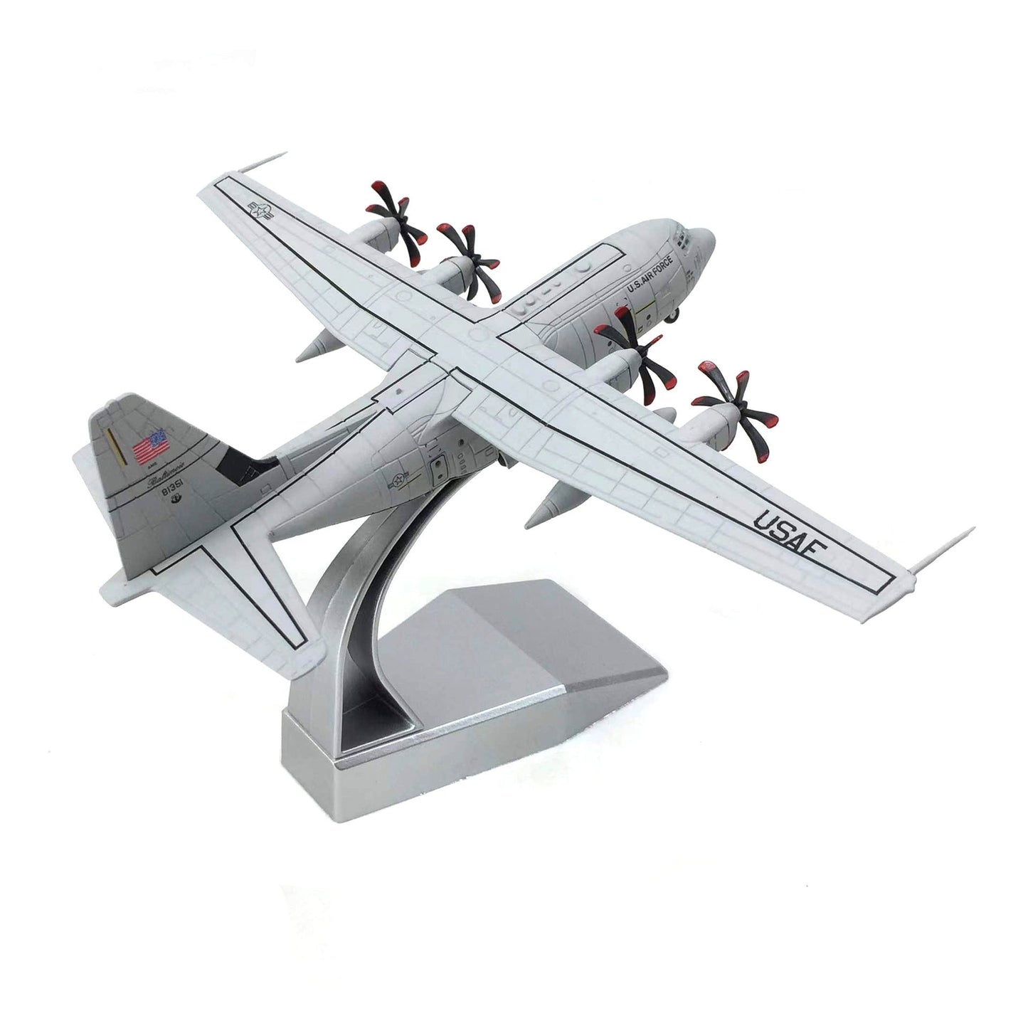 1/200 USA B2 C-17 E-3 C-130J Aircraft Alloy Model Diecast