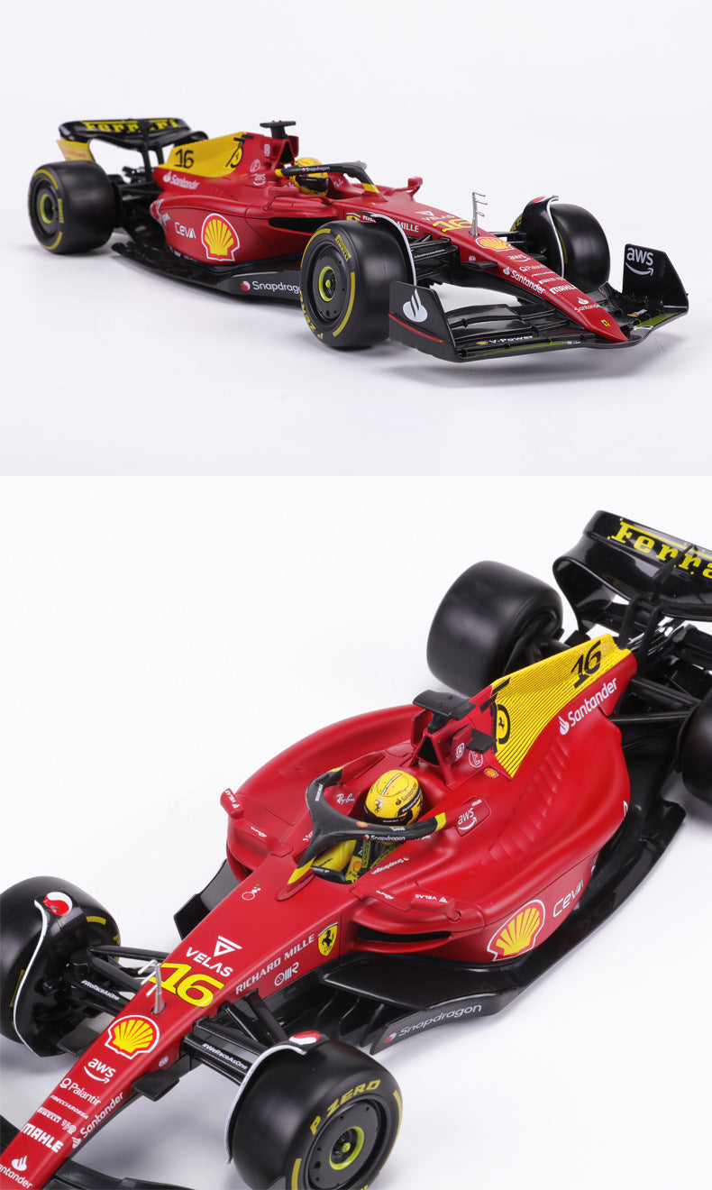Bburago 1/18 Ferrari Formula 1 Racing F1-75 Model Alloy Racing Modern Car Model