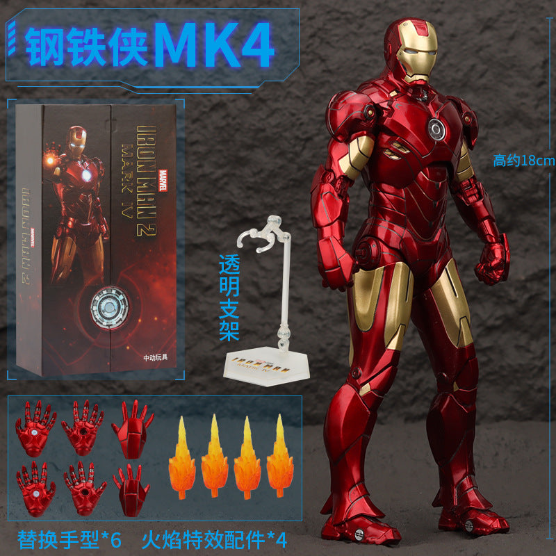 Iron Man MK35 Red Snapper MK7 MK39 Mk4 MK1 Action Figure(Boxed)