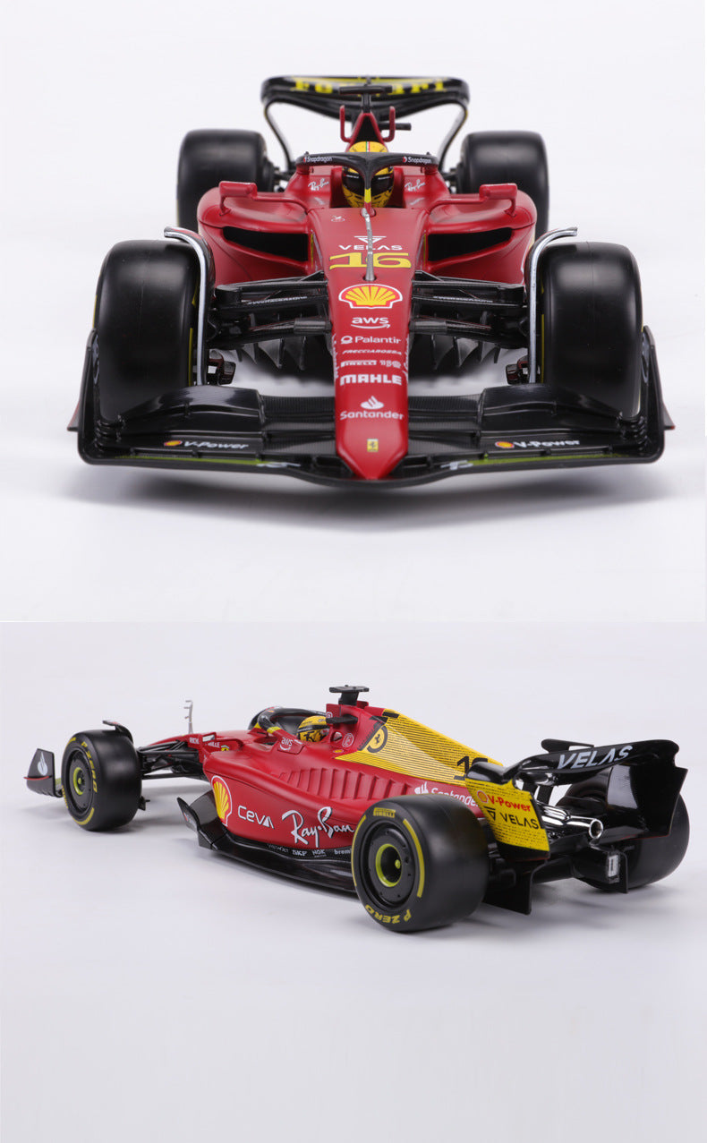 Bburago 1/18 Ferrari Formula 1 Racing F1-75 Model Alloy Racing Modern Car Model