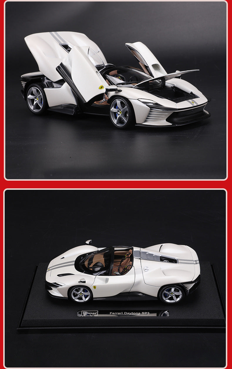 Bburago 1/18 Ferrari Daytona SP3 Deluxe Edition Modern Car Model