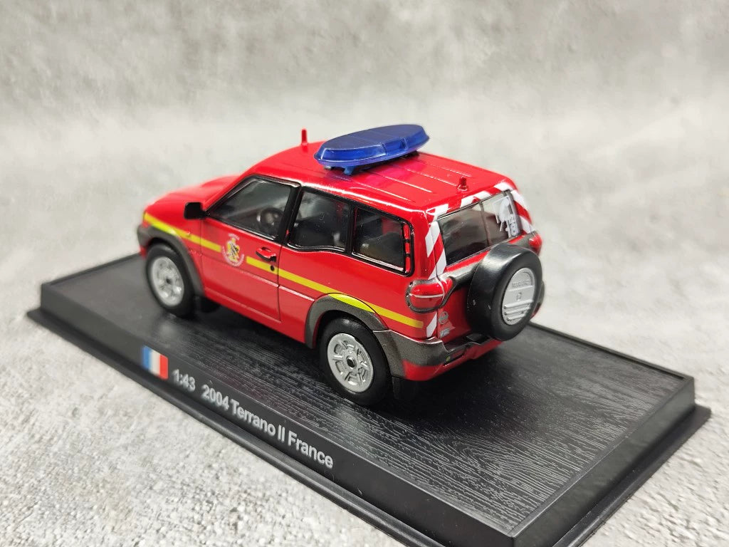 AMER 1/43 Terrano II France Fire Engine 2004 Modern Car Model