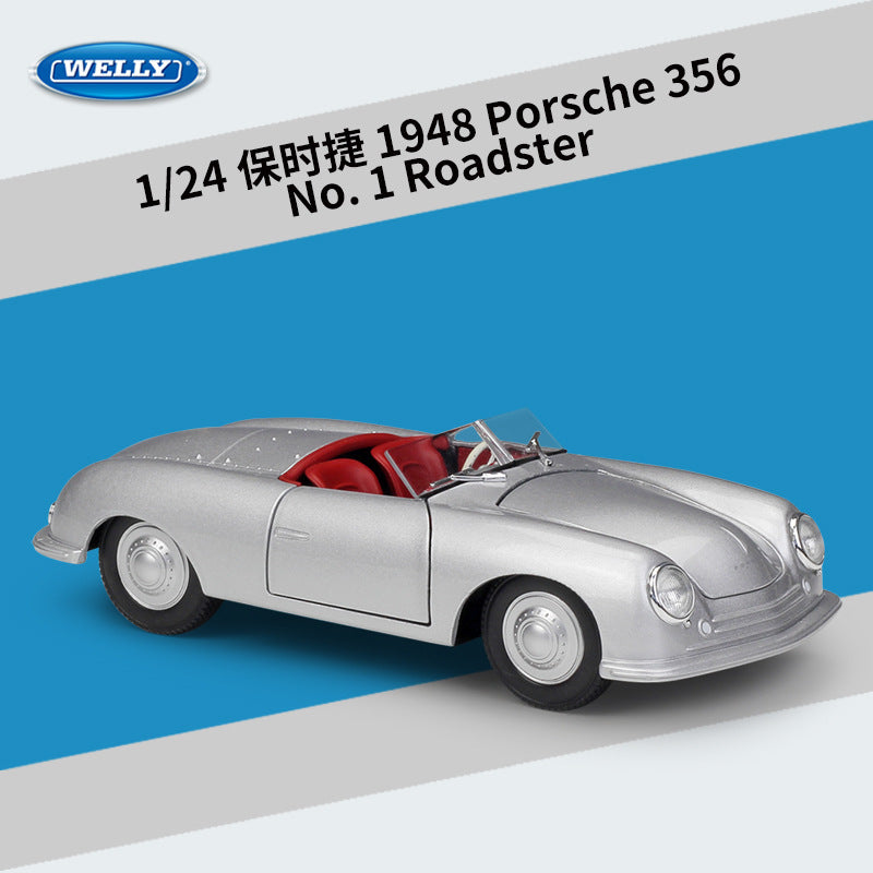 Welly 1/24 Porsche 356 NO.1 Roadster 1948 Classic Car Model